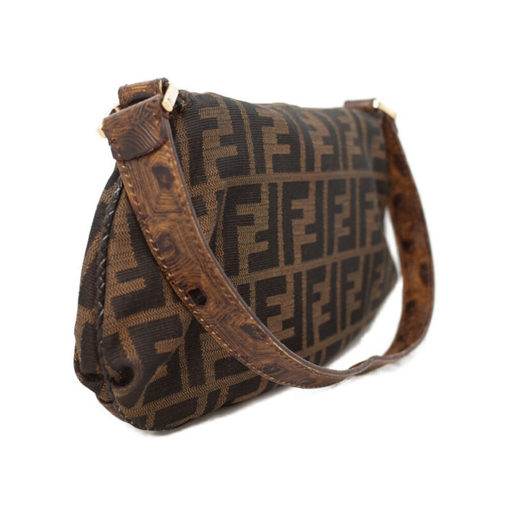 FENDI Zucca Spy Pouch Handbag Semi Shoulder Bag - Picture 2 of 9